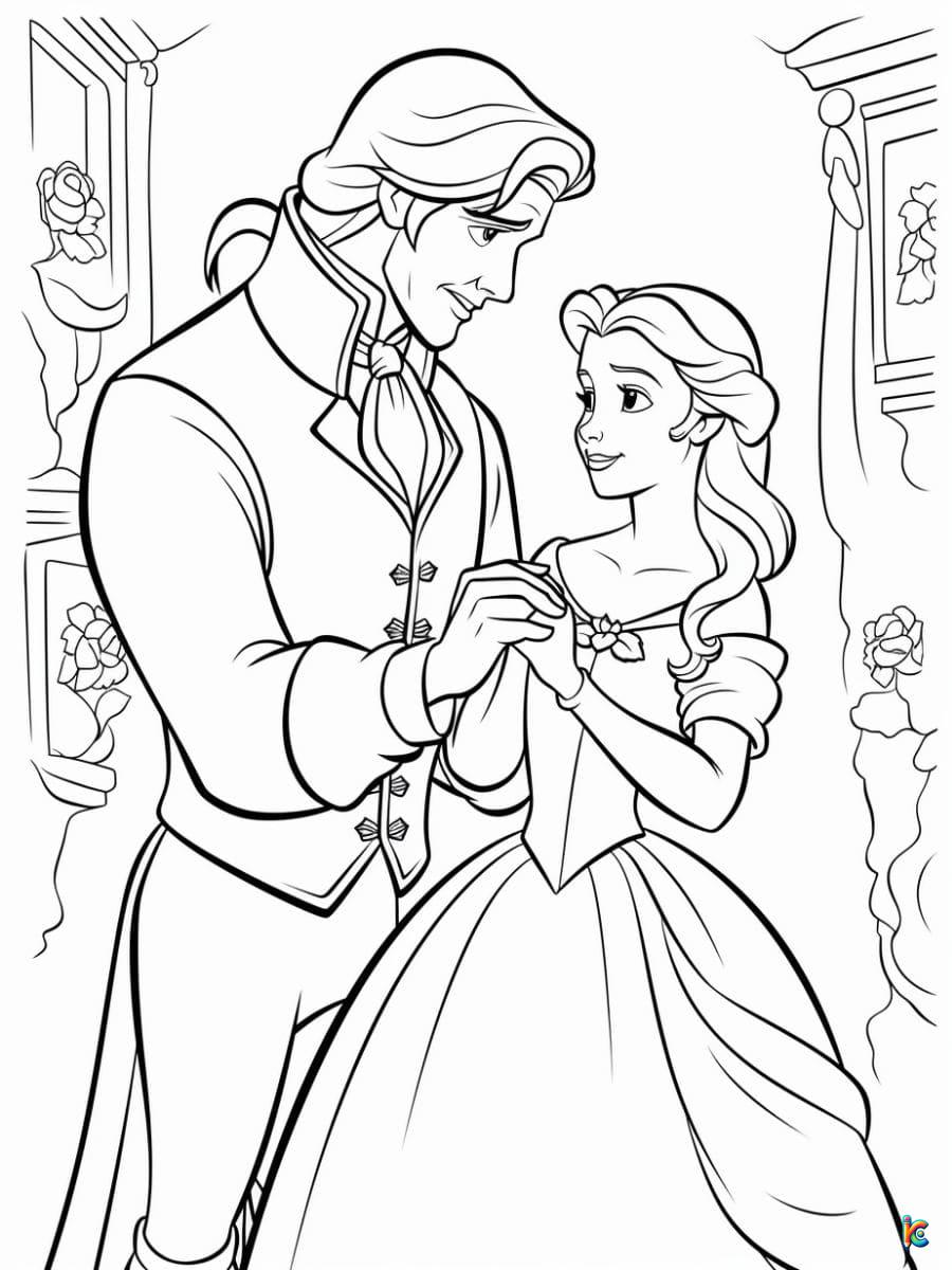 Belle and Prince Dancing