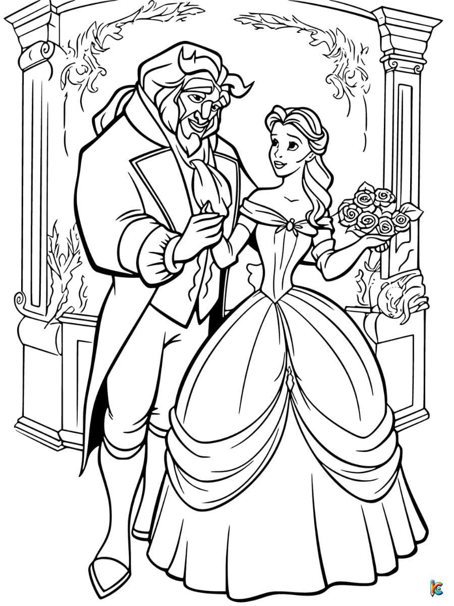 Belle and The Beast Printable