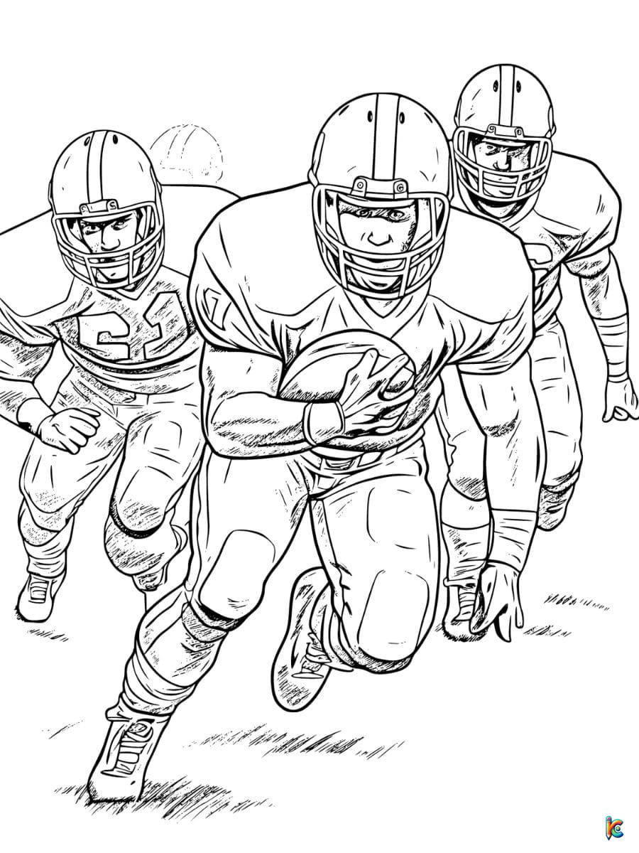 Football Player Running