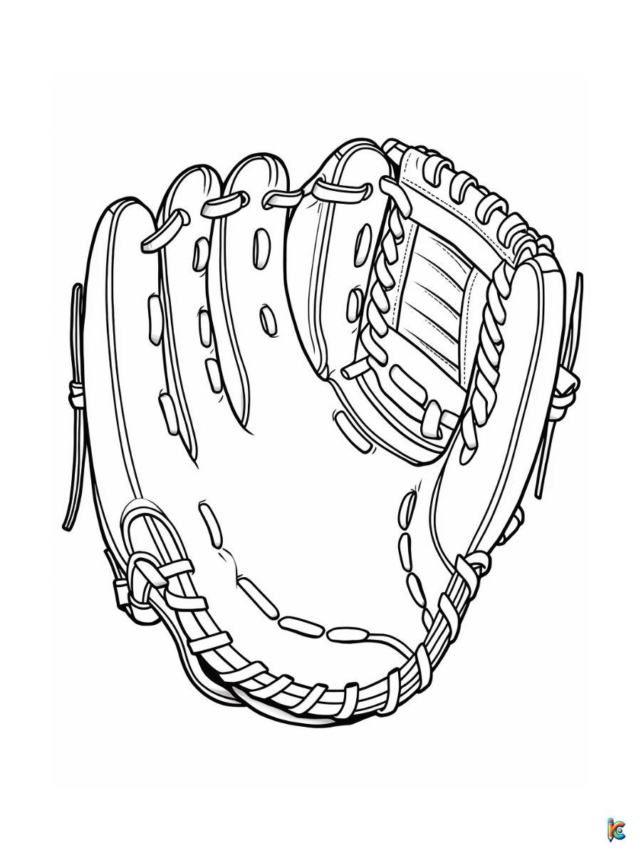 Glove Coloring Pages