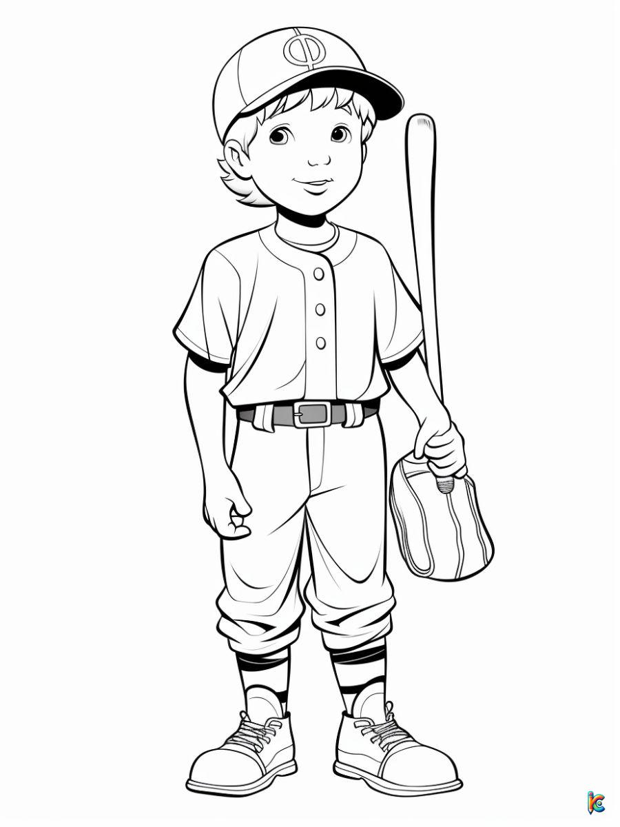 Kids Baseball Player