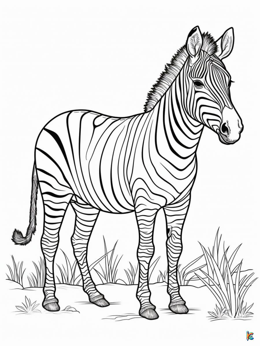 Mandala Zebra Coloring Pages