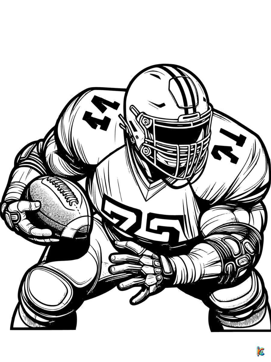 Football Coloring Pages – ColoringPagesKC