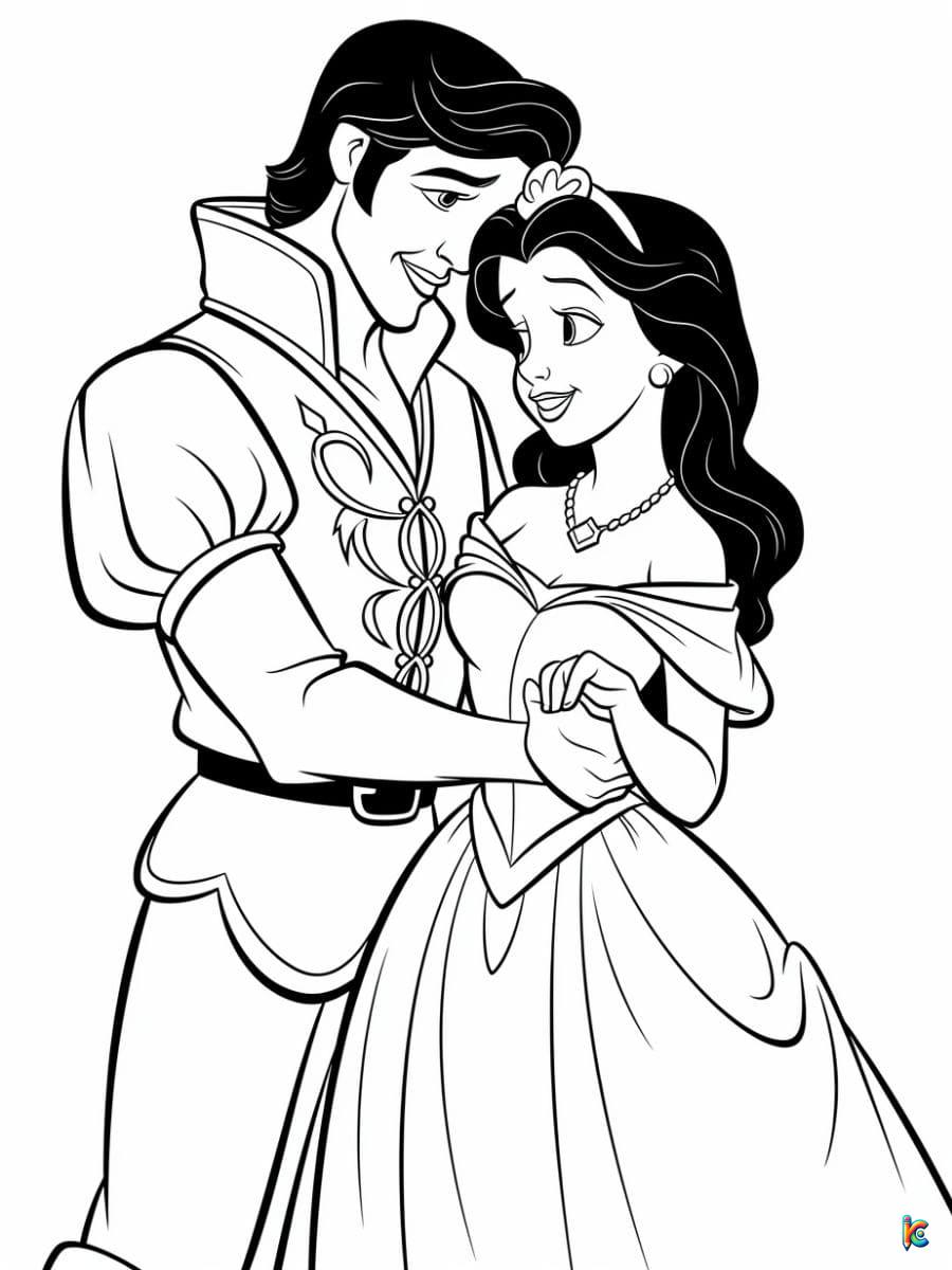 Snow White and Prince Dancing