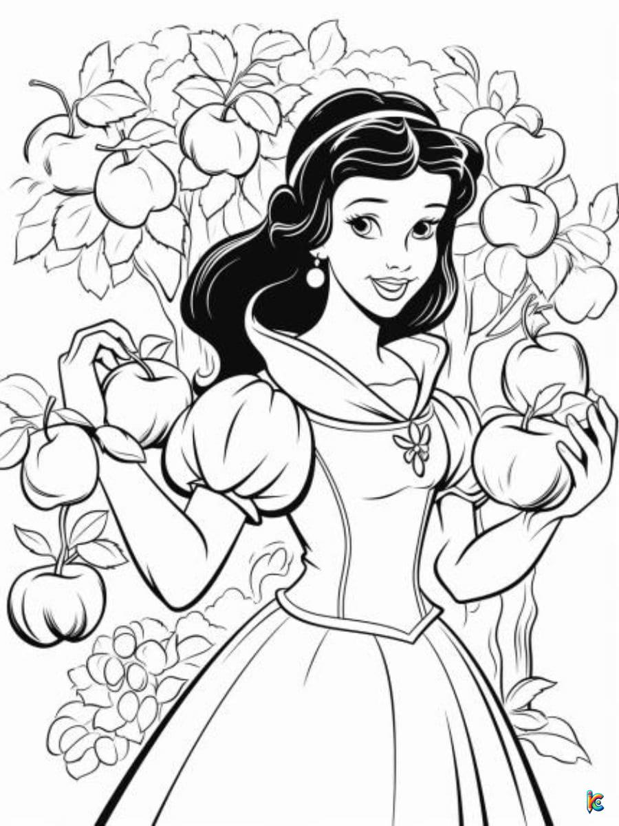 Snow White with Apple Tree