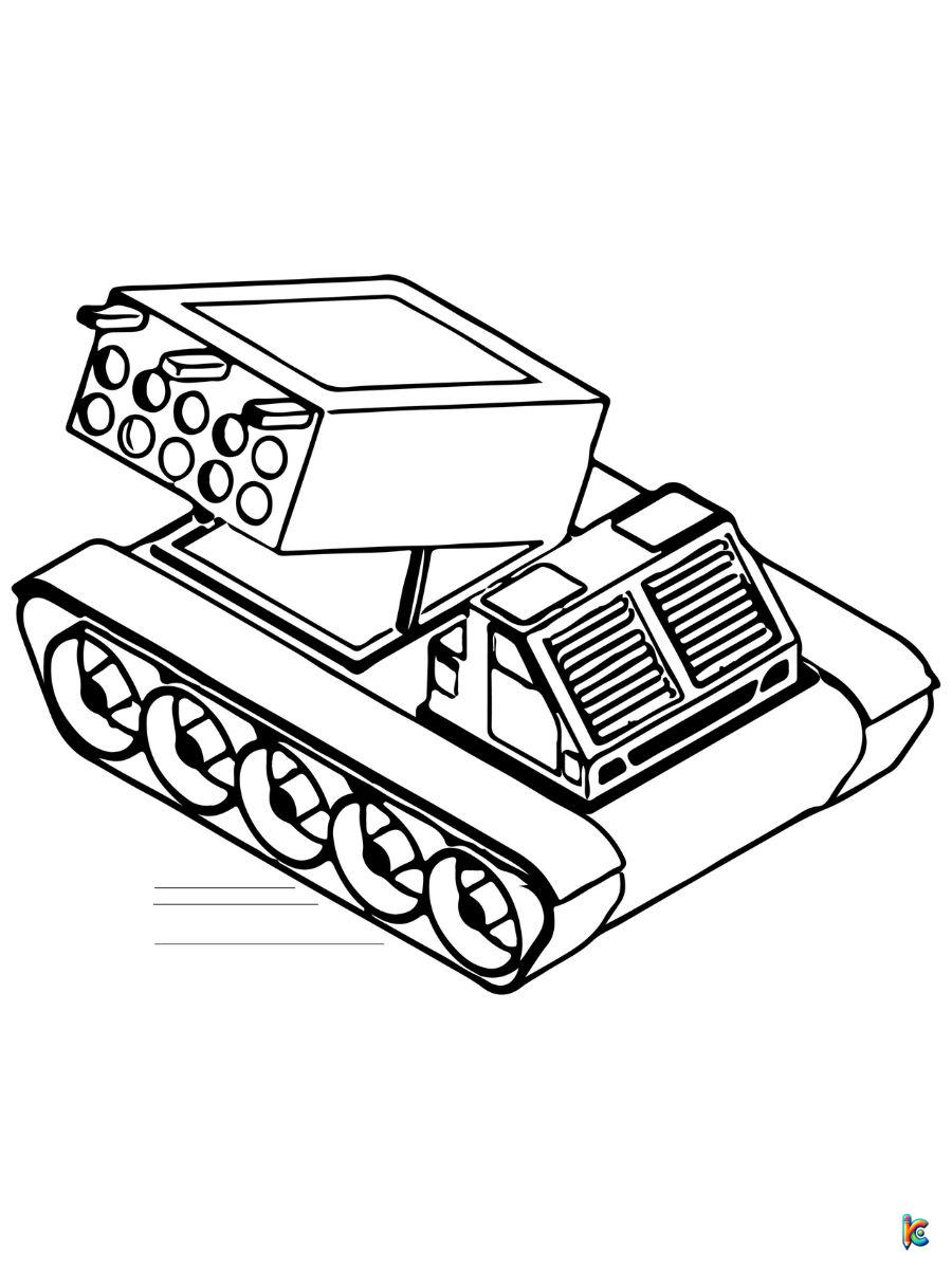 army tank coloring page