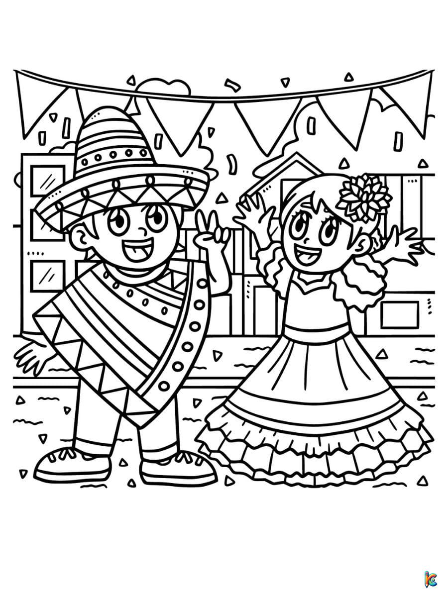 cinco de mayo coloring pages free