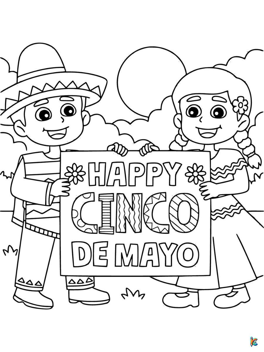 cinco de mayo coloring pages printable