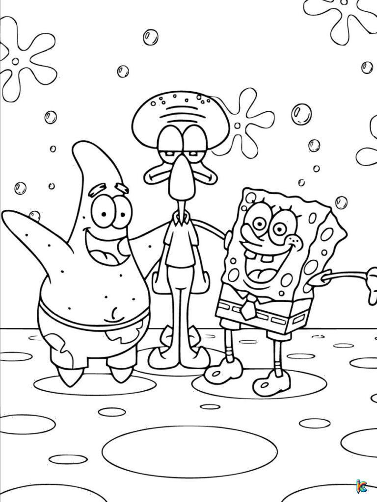 Spongebob Coloring Pages – ColoringPagesKC