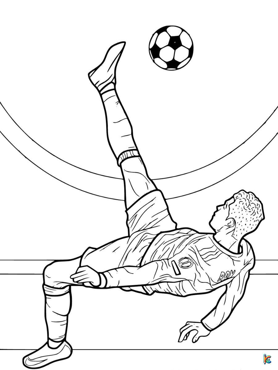 coloring pages cristiano ronaldo