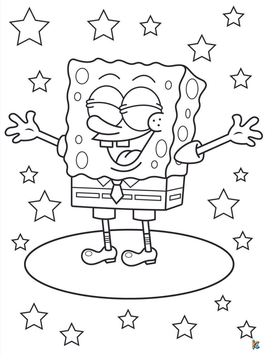 coloring pages for spongebob