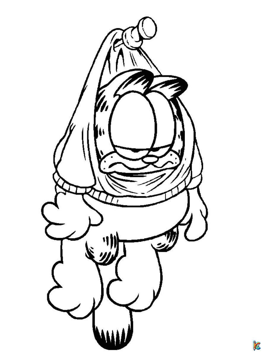 coloring pages garfield