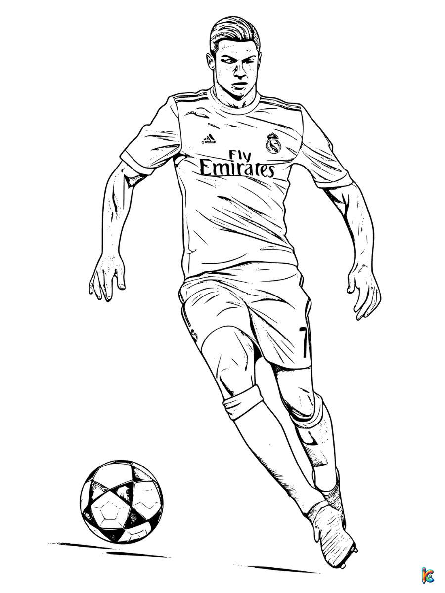 coloring pages ronaldo