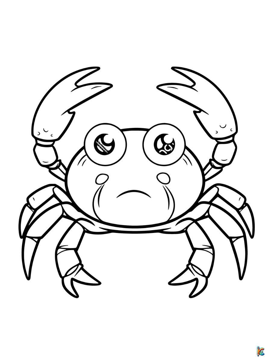 crab color page