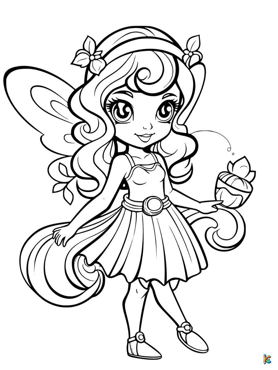 cute coloring pages of fairies
