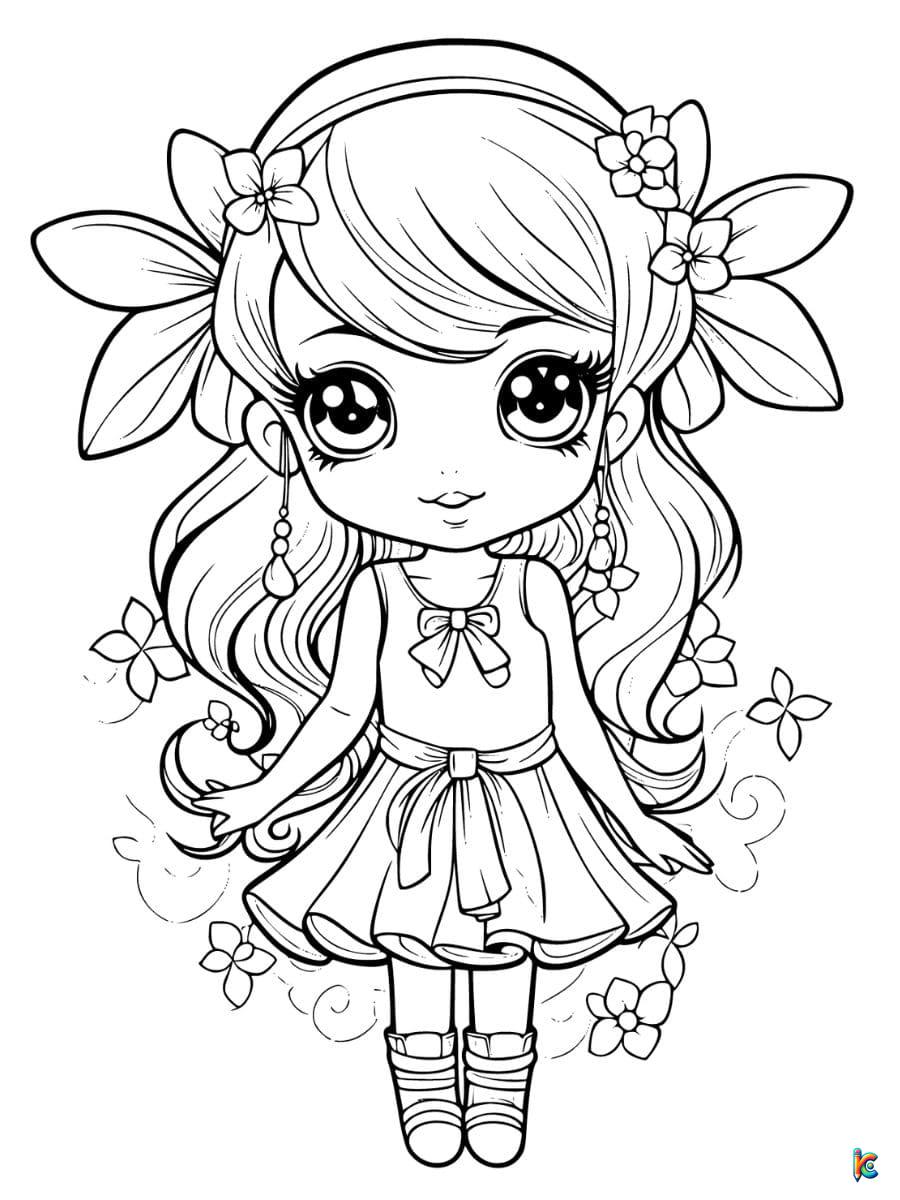 cute fairy coloring pages for adults