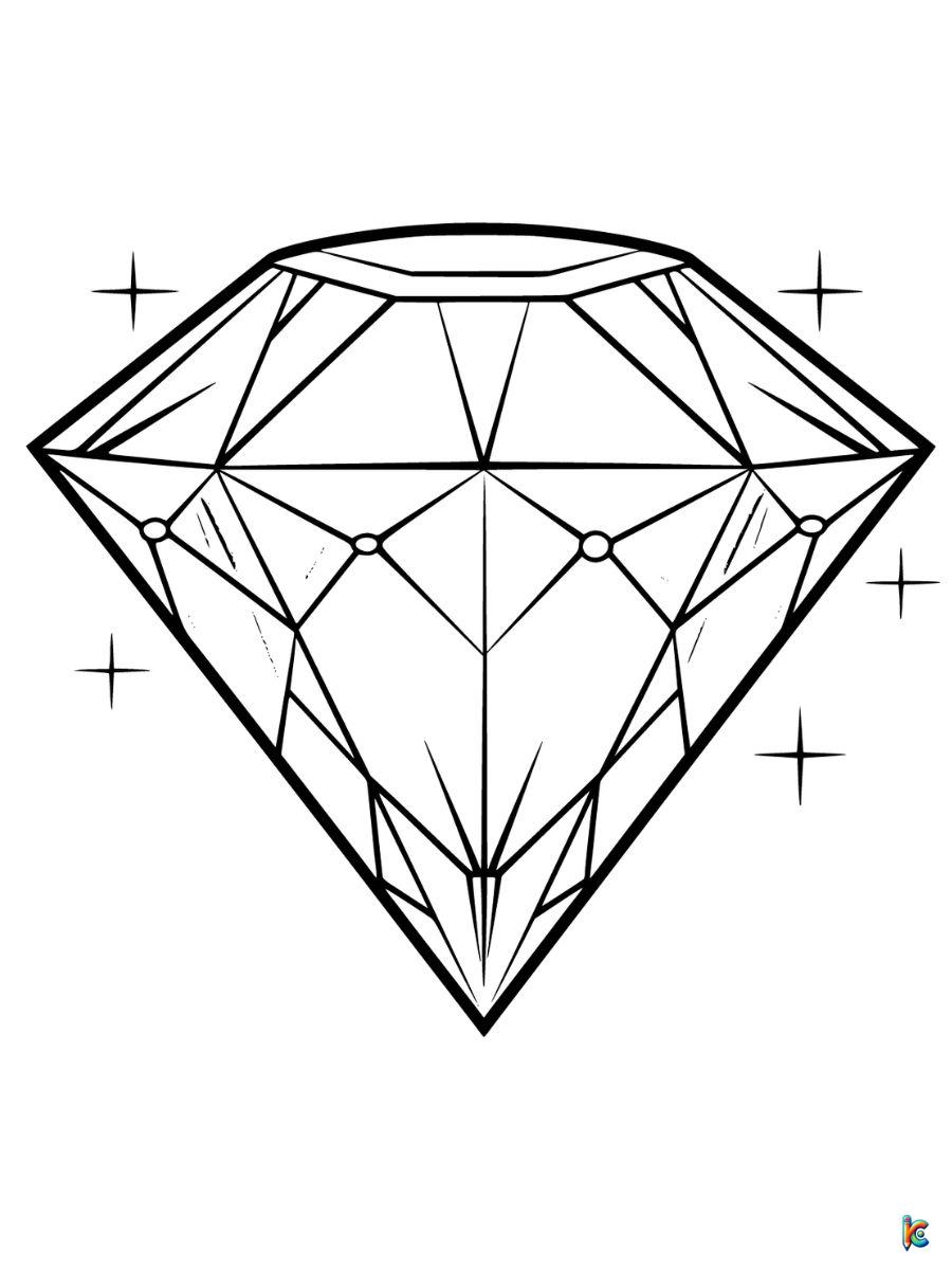 diamond castle coloring pages