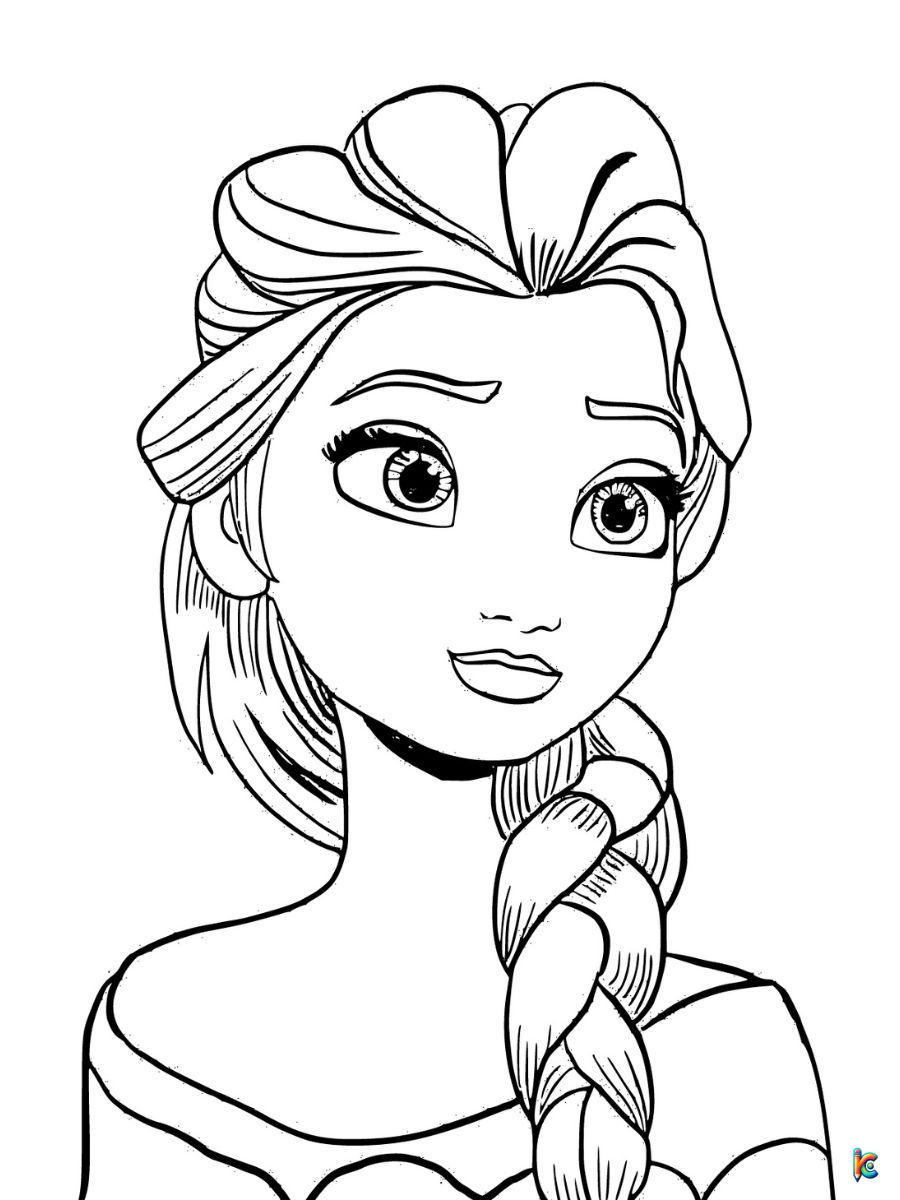 elsa coloring pages frozen 2