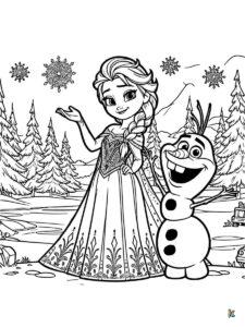 Frozen Coloring Pages – ColoringPagesKC