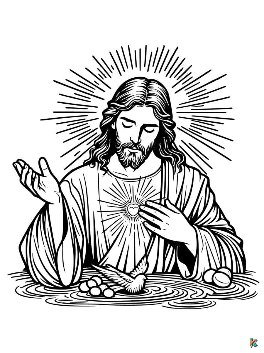 jesus loves me coloring pages