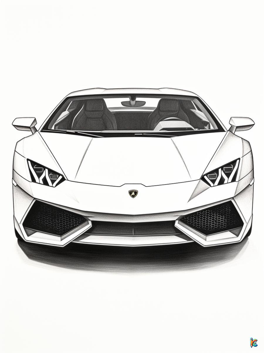 lamborgini coloring pages