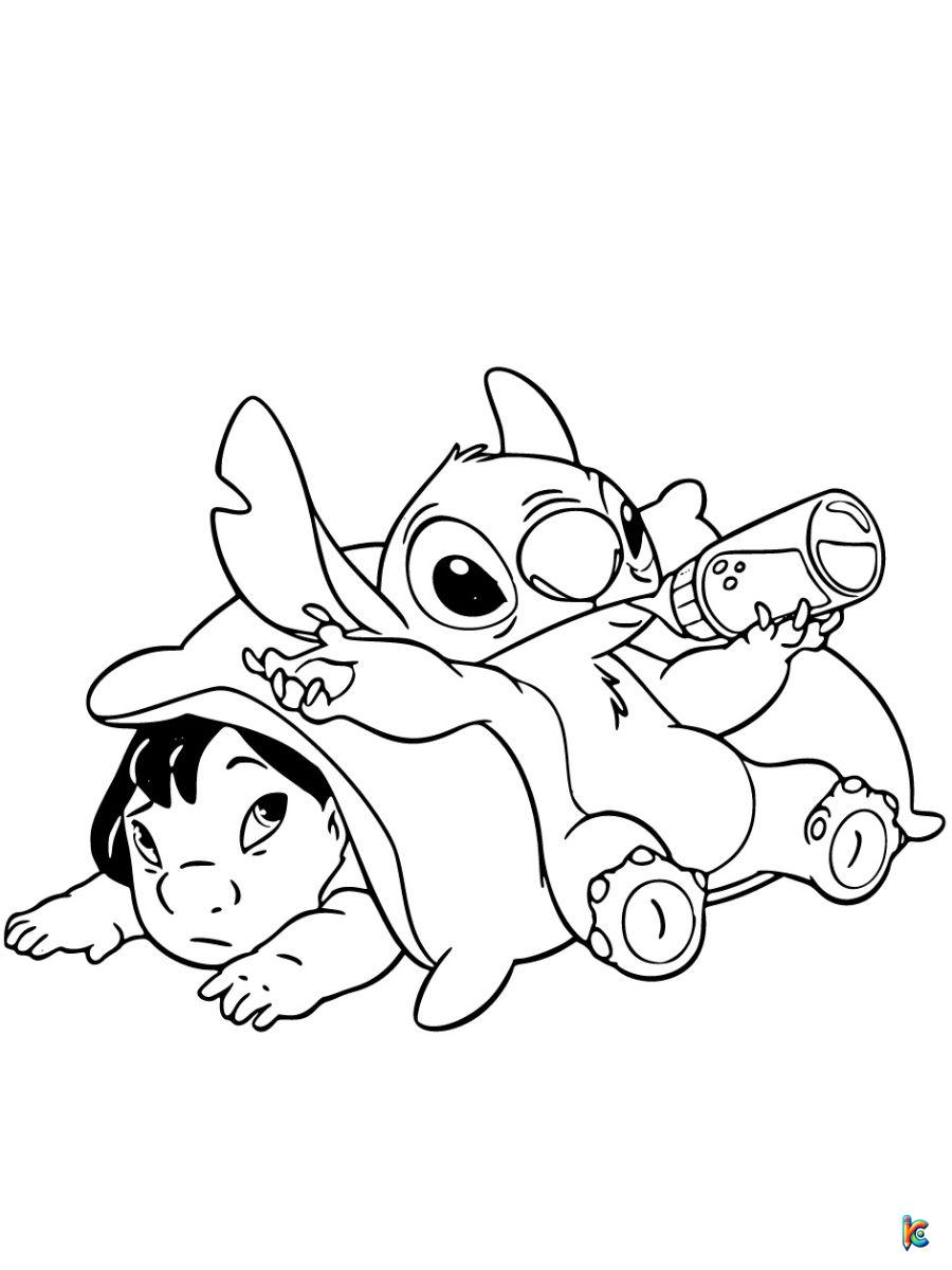 lilo and stitch coloring page