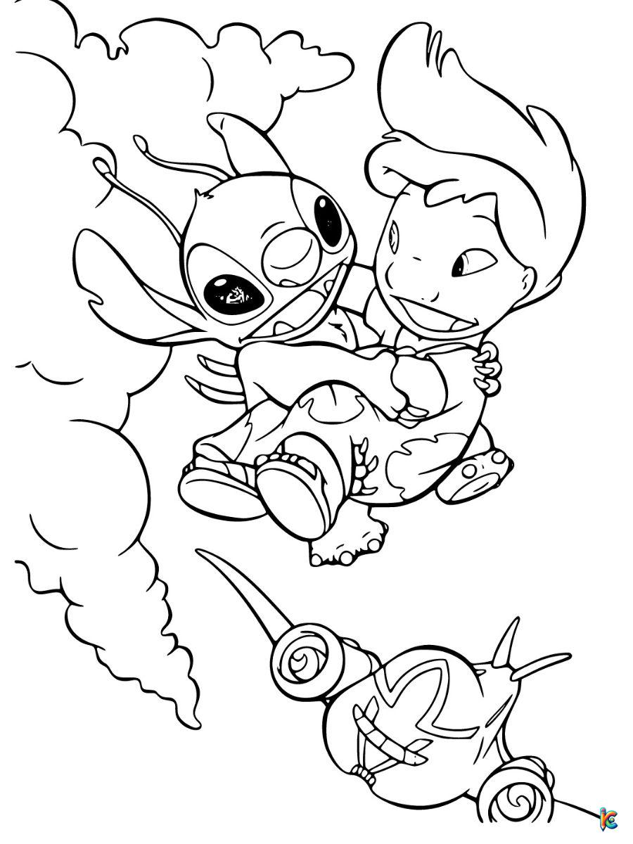 lilo and stitch printable coloring pages