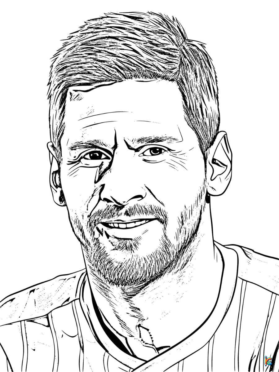 messi coloring pages psg