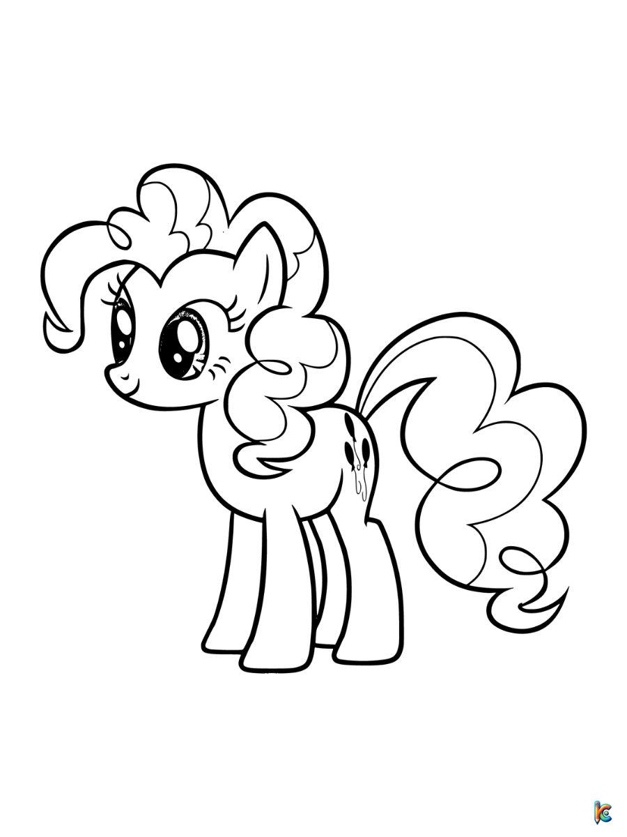 my little pony coloring pages with out a cutie mark