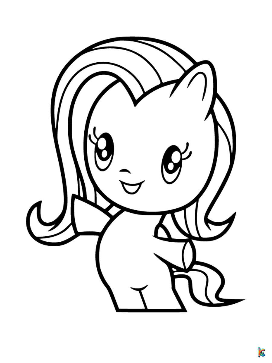 my little pony coloring pages without a cutie mark