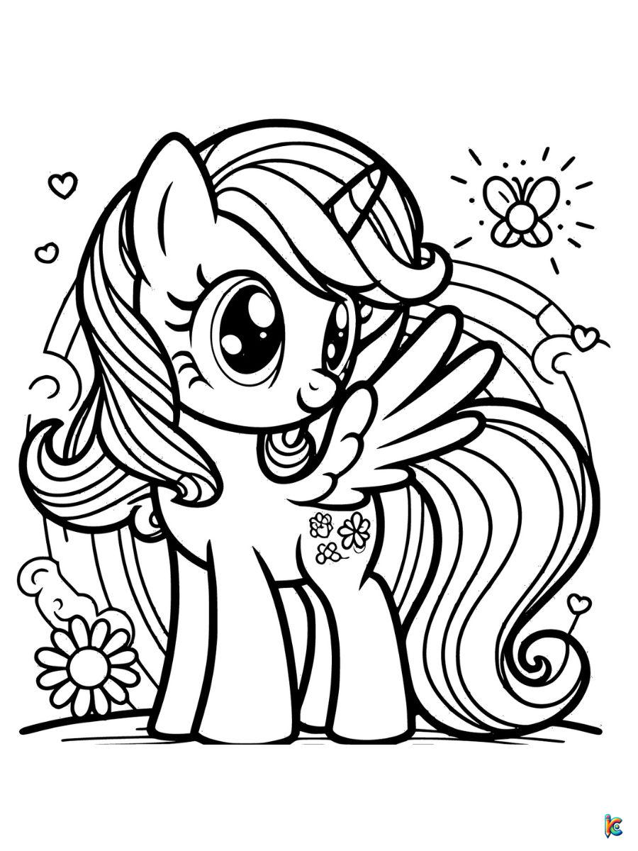 my little pony cutie mark coloring pages