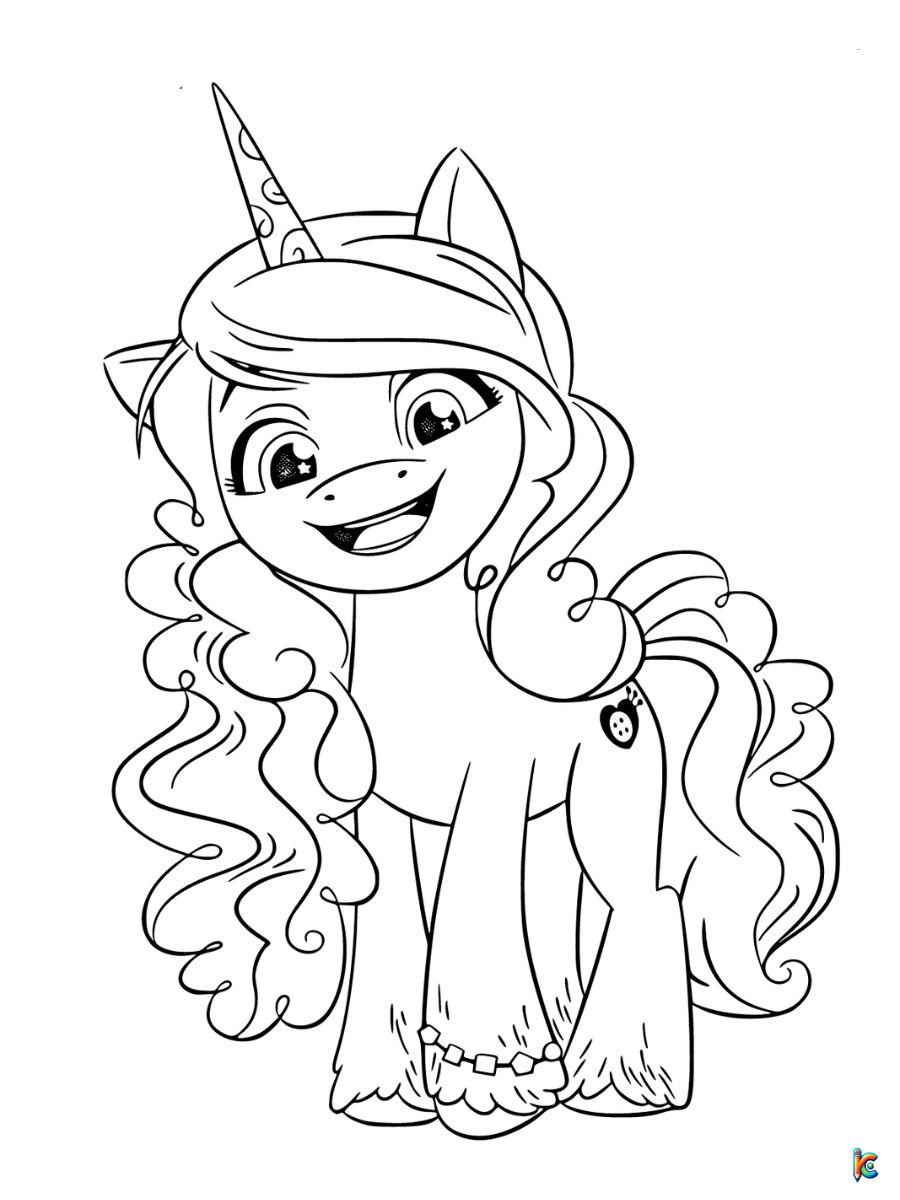 my little pony new generation coloring page