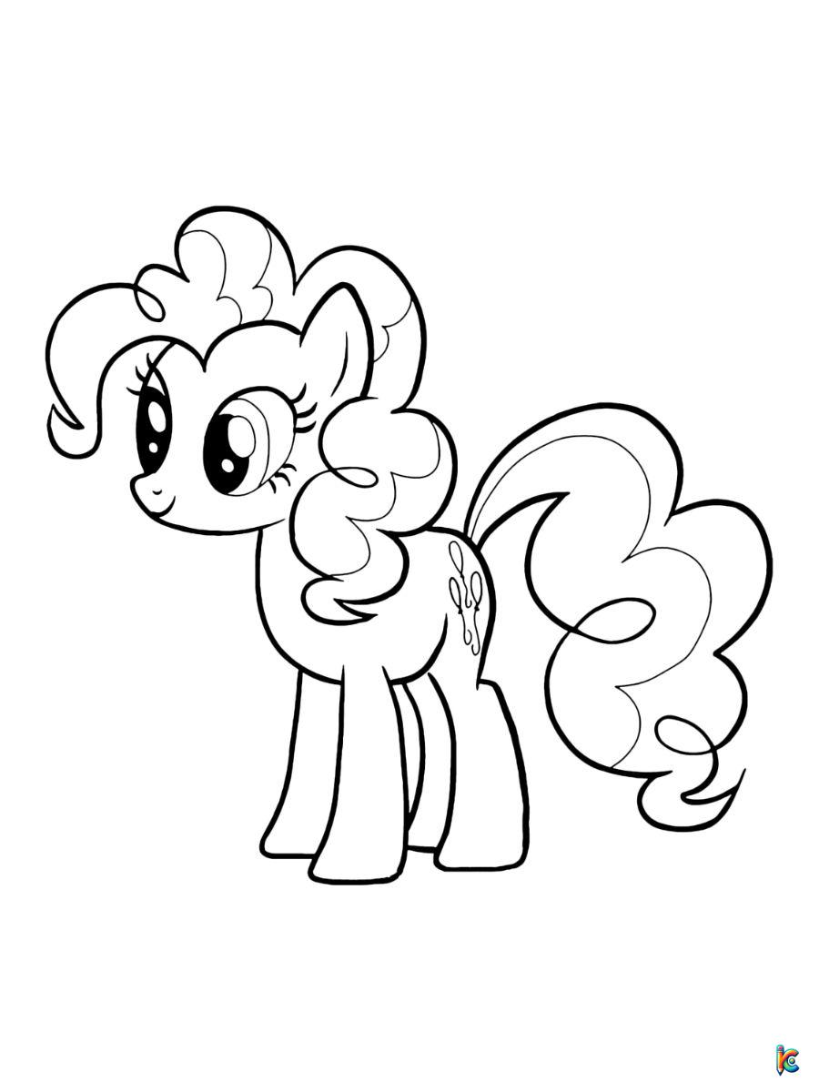 my little pony pinkie pie coloring page