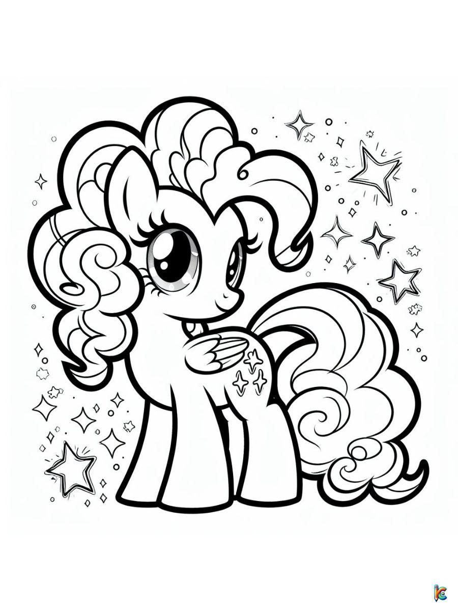 my little pony pinkie pie coloring pages