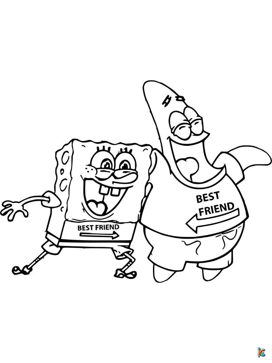 patrick from spongebob coloring pages