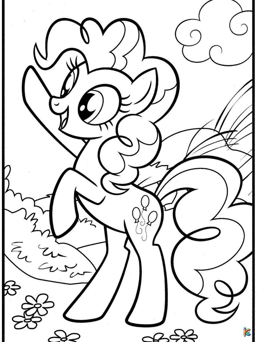 pinkie pie my little pony coloring pages