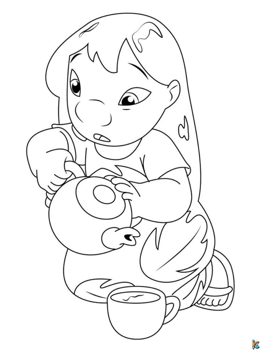 printable lilo coloring pages