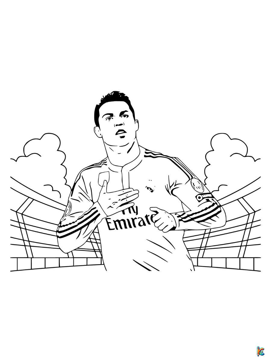 Ronaldo Coloring Pages – ColoringPagesKC