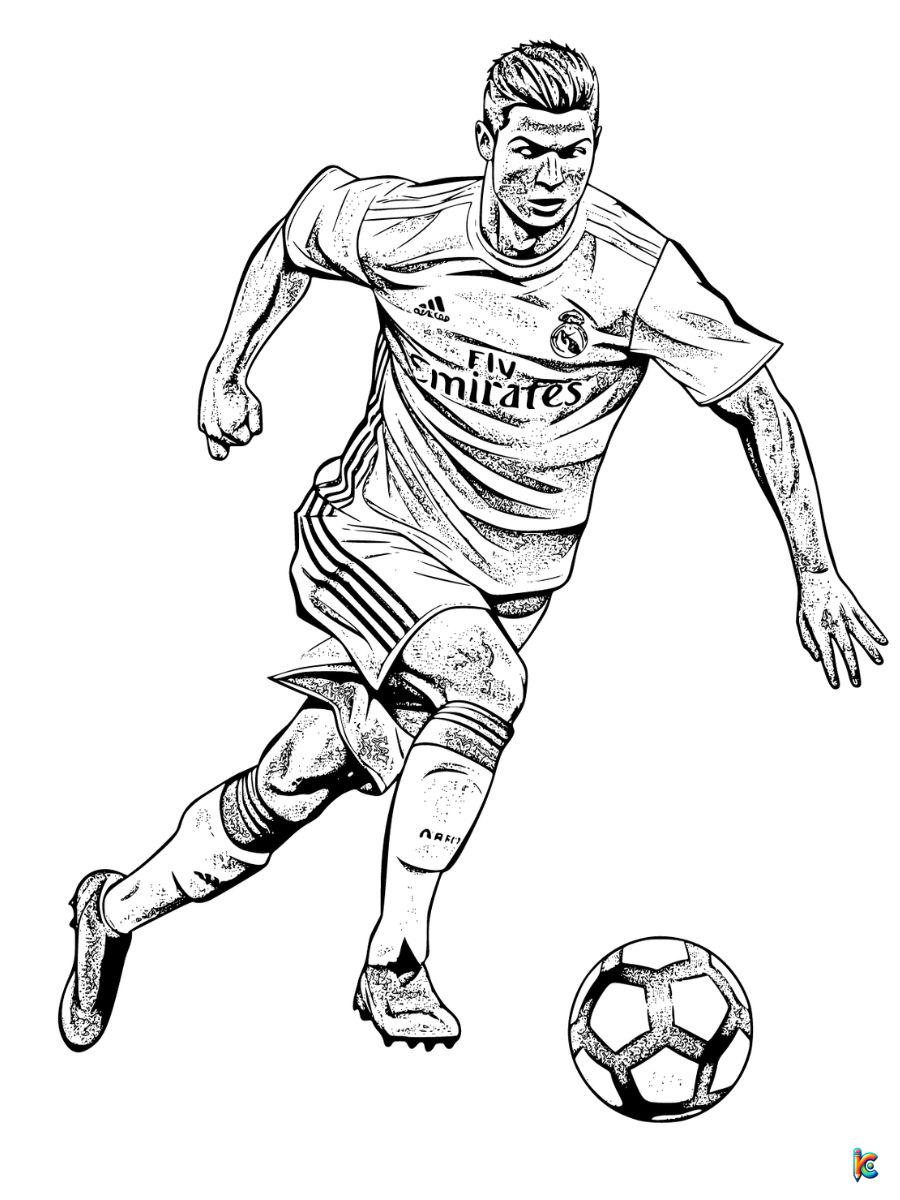 soccer coloring pages ronaldo