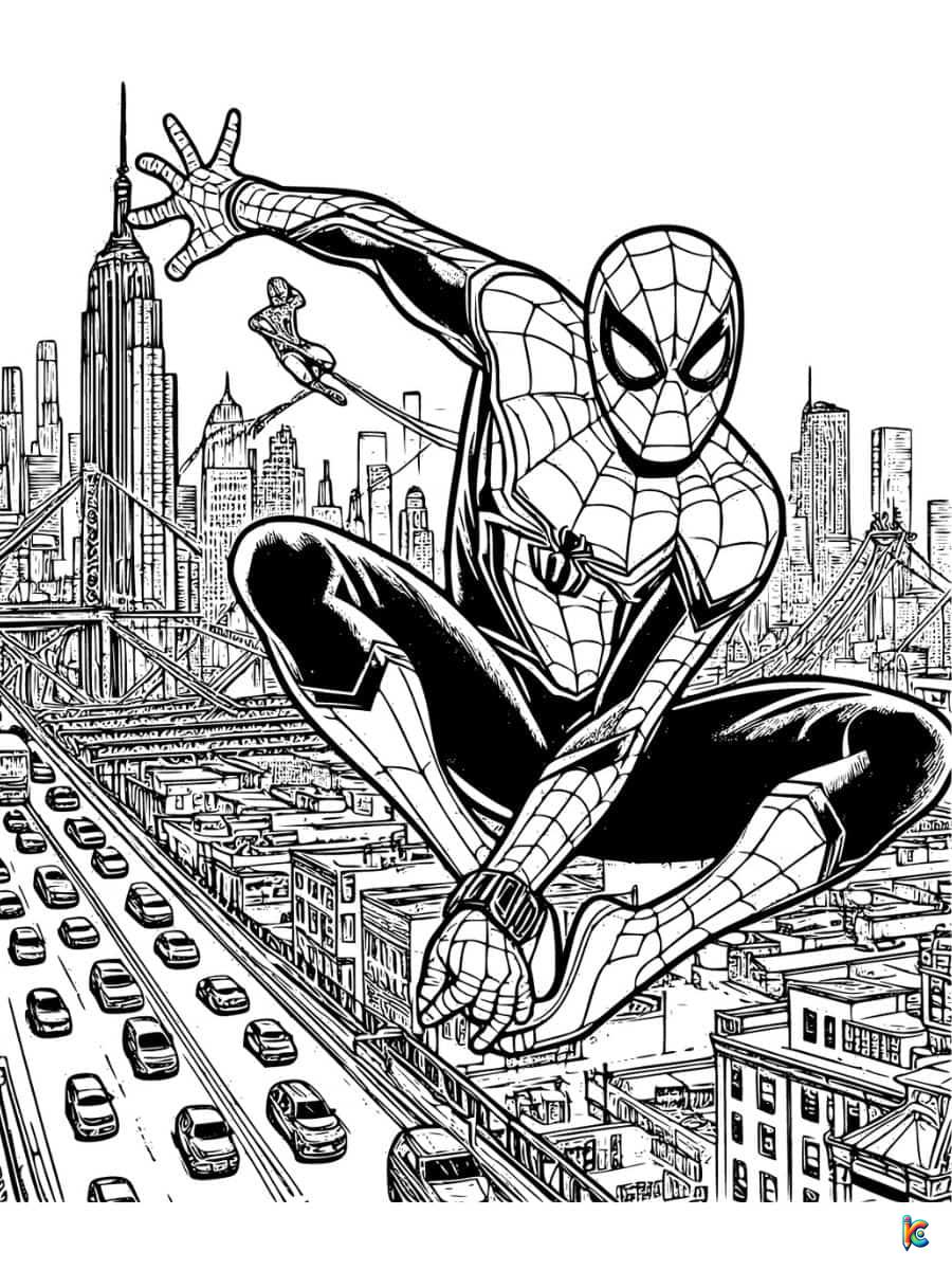 spider man homecoming coloring pages