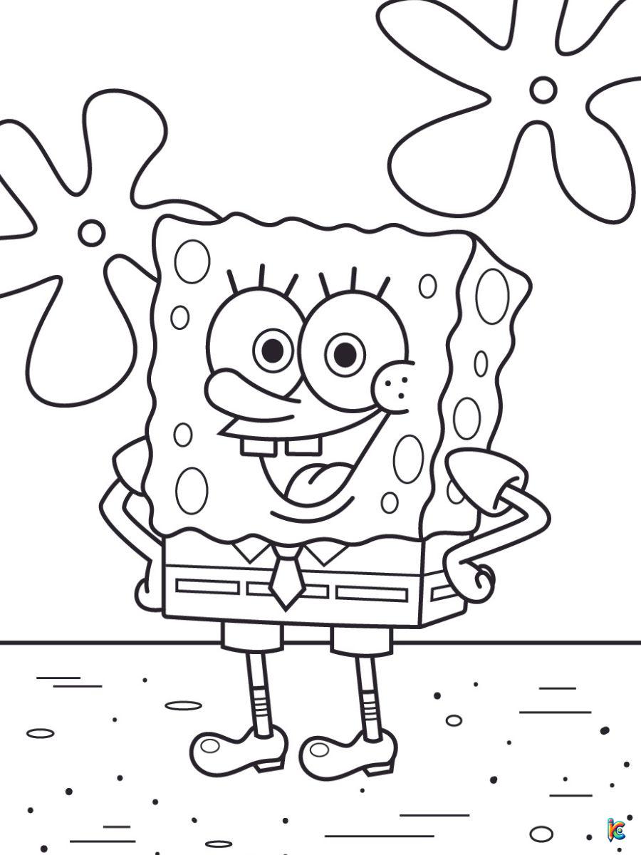 spongebob coloring pages