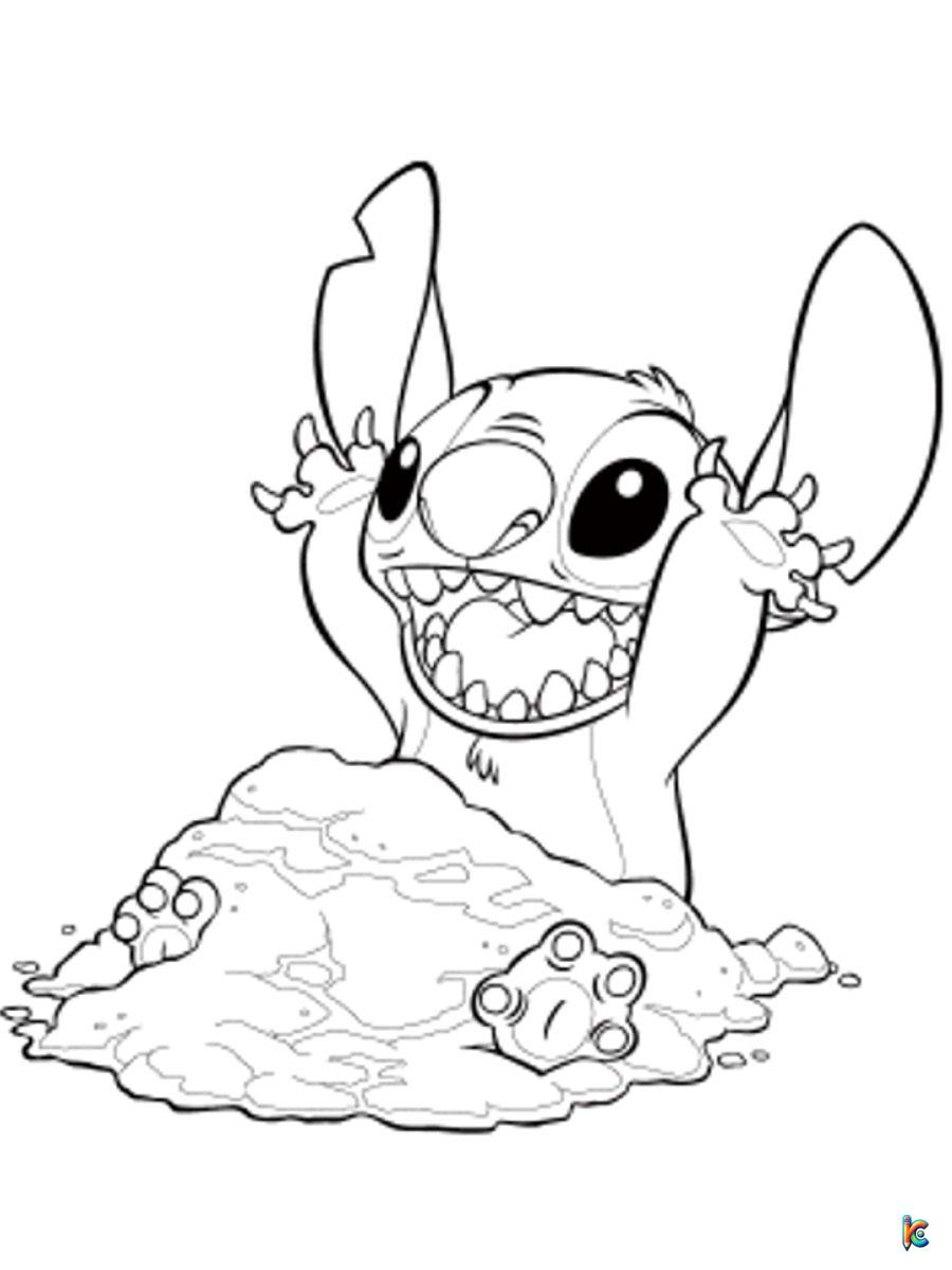 stitch coloring page