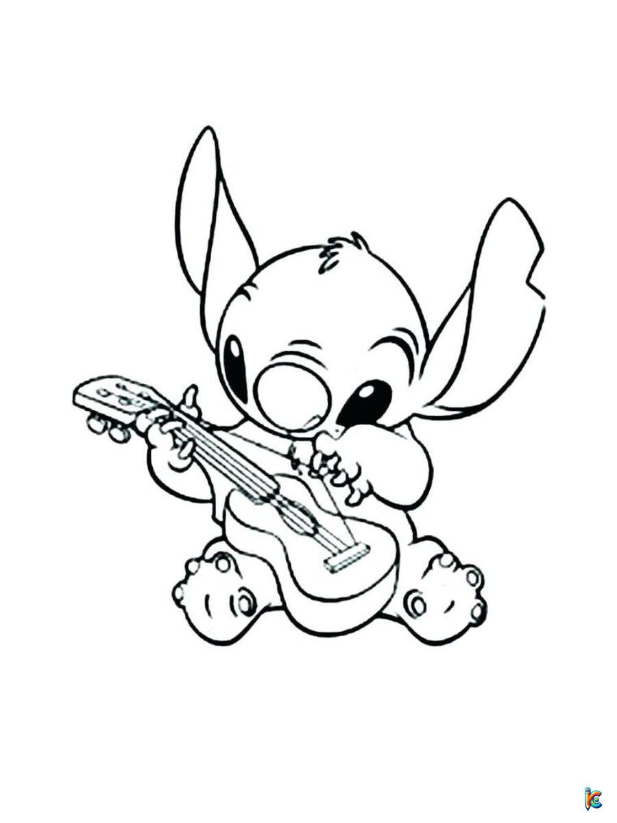 stitch coloring pages for adults