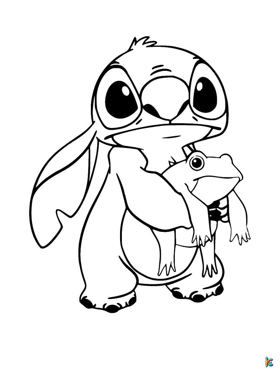 stitch printable coloring pages