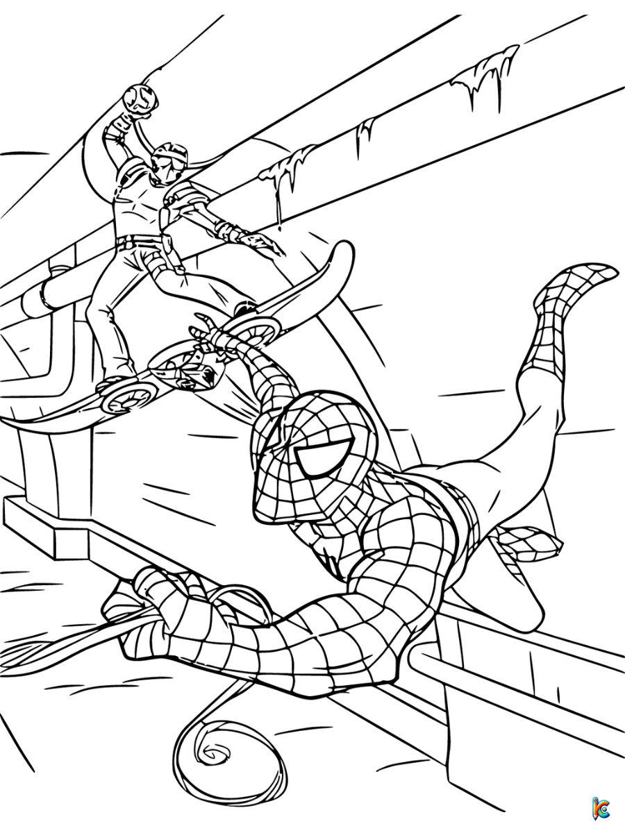 the amazing spider man coloring pages