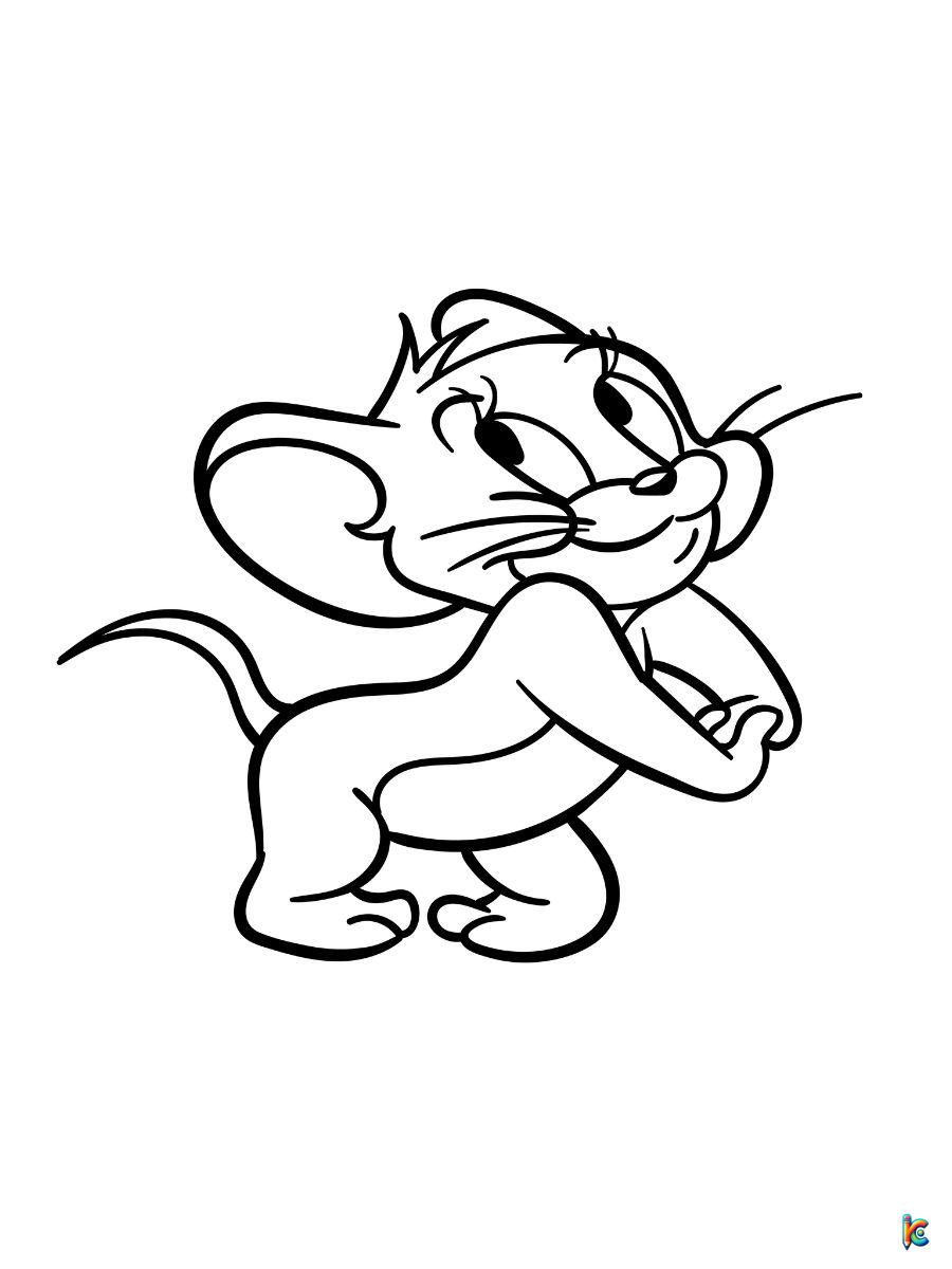 tom and jerry coloring pages