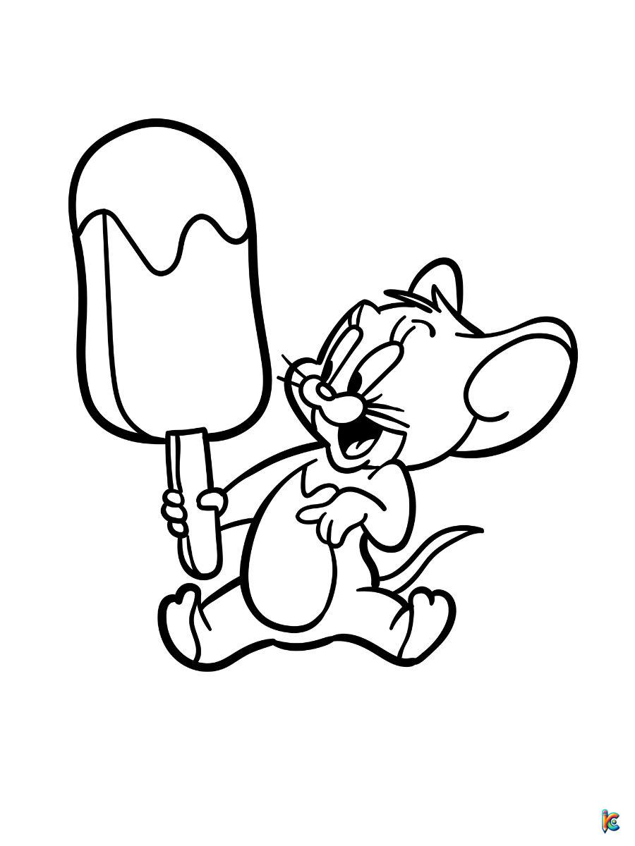 tom and jerry coloring pages printable