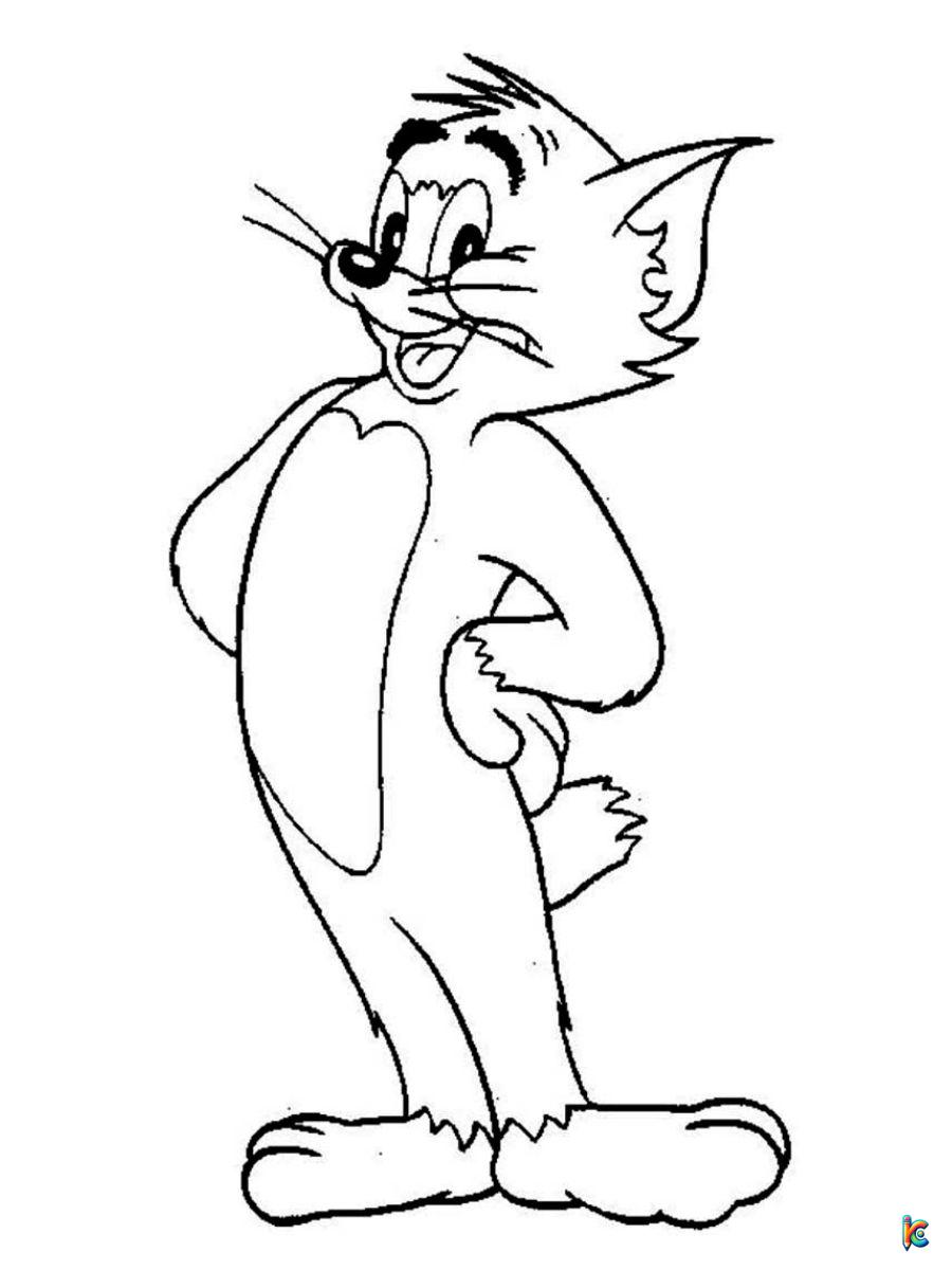 tom and jerry coloring pages to print