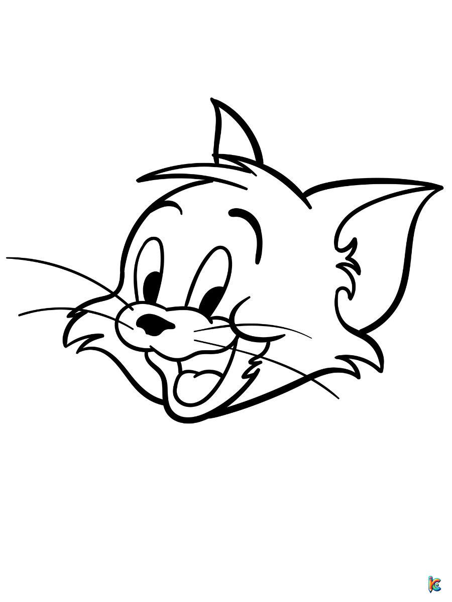 tom coloring page