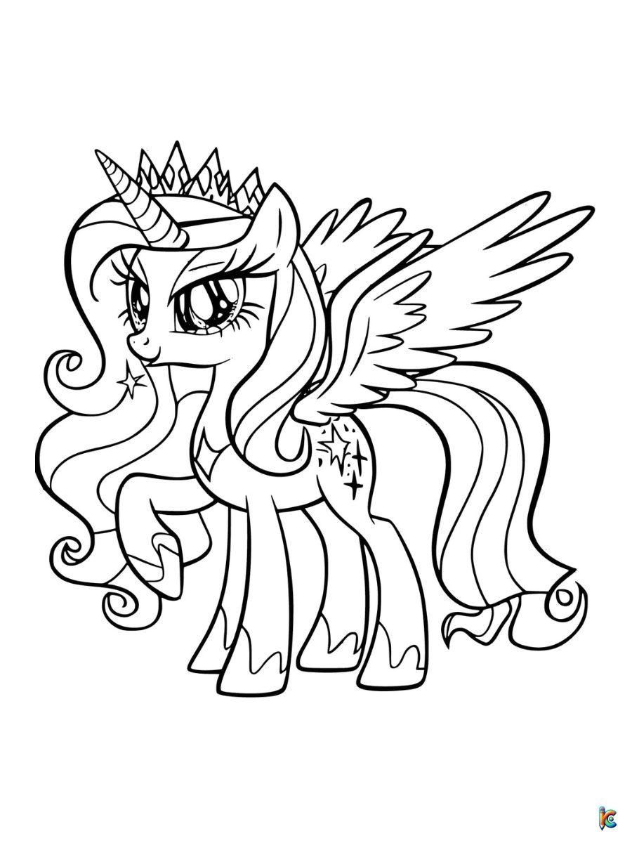 twilight sparkle my little pony coloring pages princess celestia